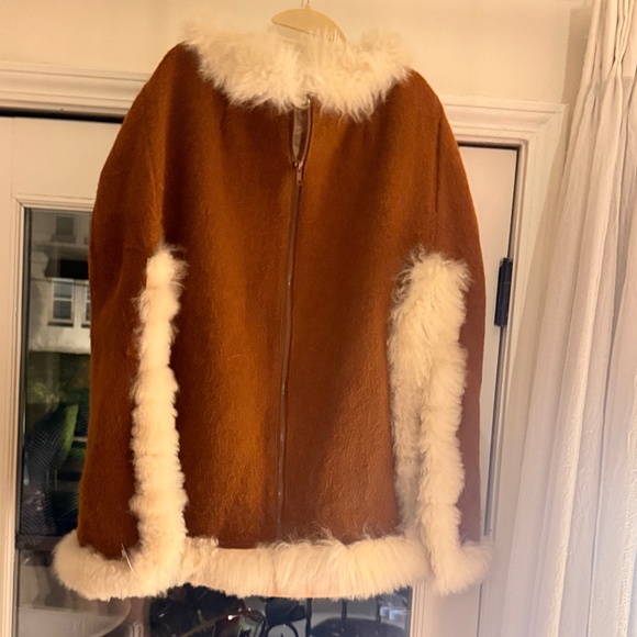 Jackets & Blazers - 60s/70s Penny Lane Poncho Coverup REAL ALPACA WOOL